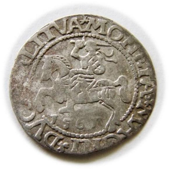 Półgrosz 1561 Zygmunt II August Wilno (1)