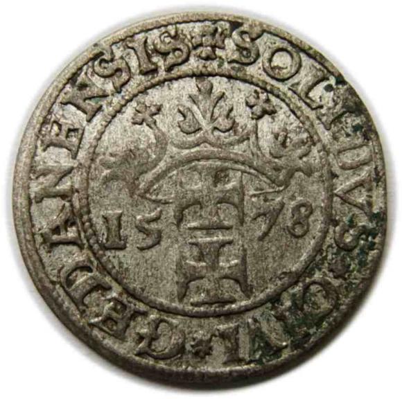 Schilling 1578 Stephen Bathory Gdansk (1)