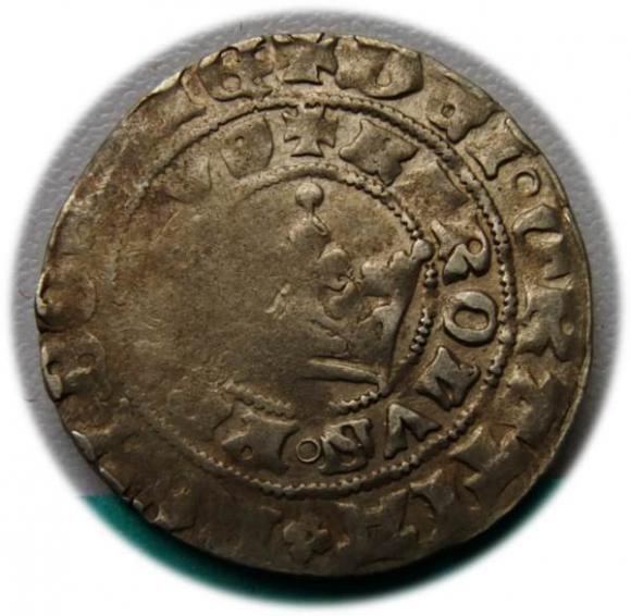 Prague groschen Charles IV Bohemia (1)