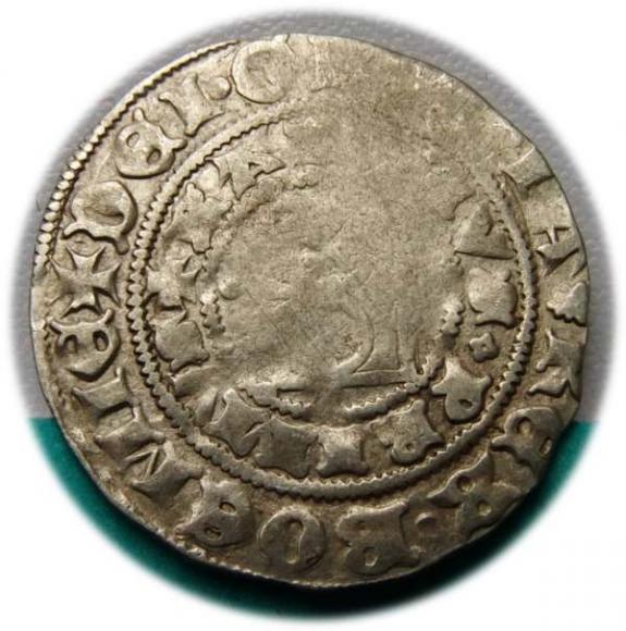 Prague groschen Charles IV Bohemia (1)