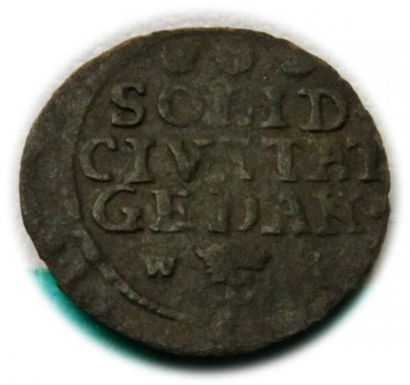 Szeląg 1753 August III Gdańsk  (1)