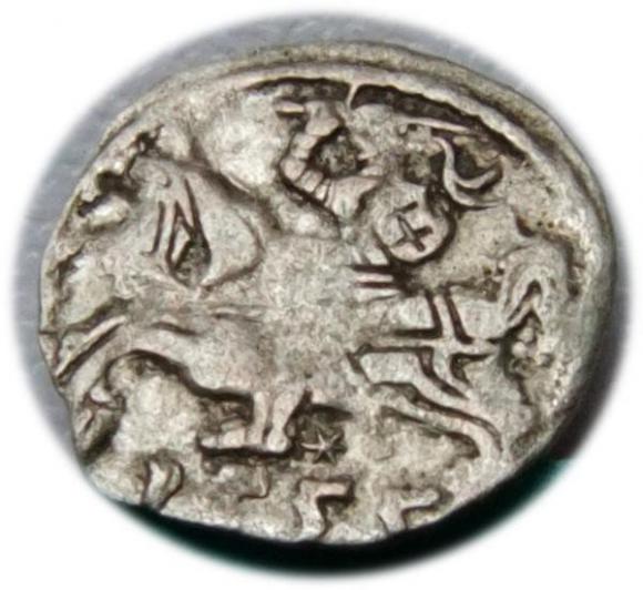 Denar 1555 Zygmunt II August Wilno (1)