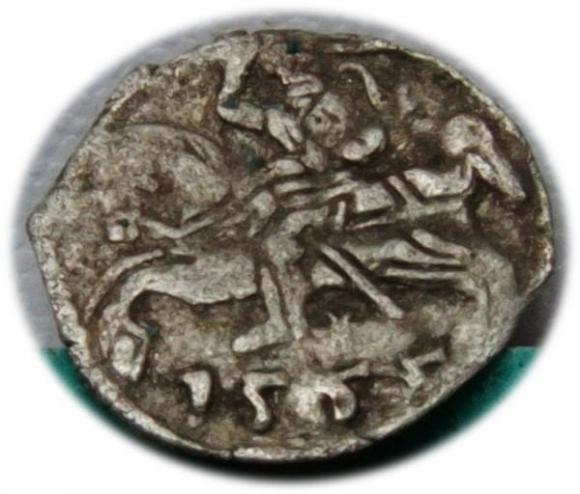 Denar 1555 Zygmunt II August Wilno (1)