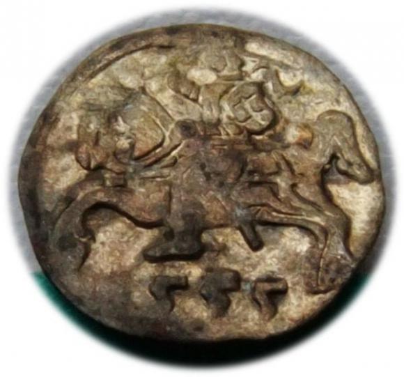 Denar 1555 Zygmunt II August Wilno (1)