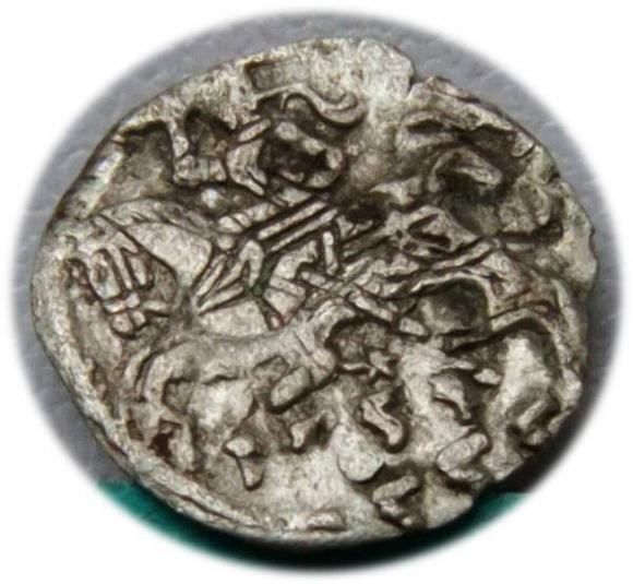 Denar 1555 Zygmunt II August Wilno (1)