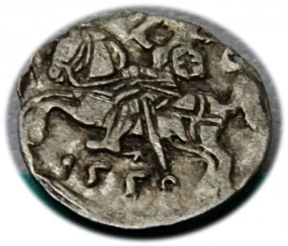 Denar 1558 Zygmunt II August Wilno (1)