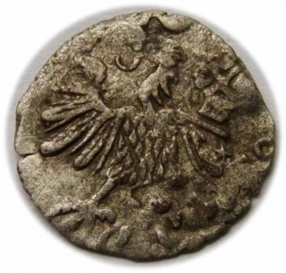 Denar 1559 Zygmunt II August Wilno (2)