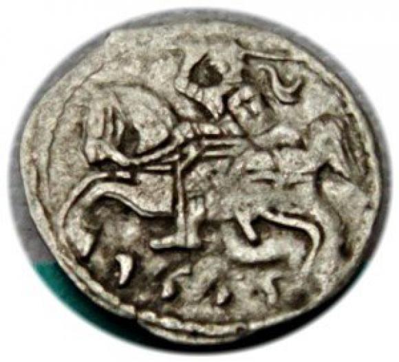 Denar 1555 Zygmunt II August Wilno (1)