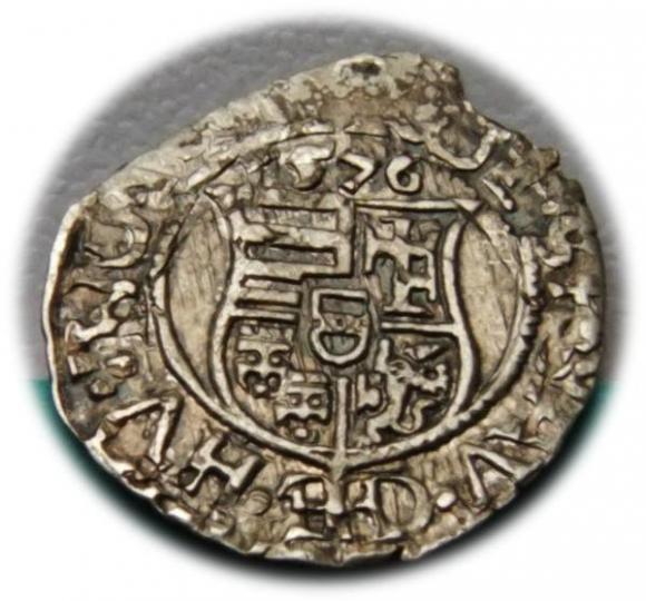 Denar 1576 Maximilian II Hungary
