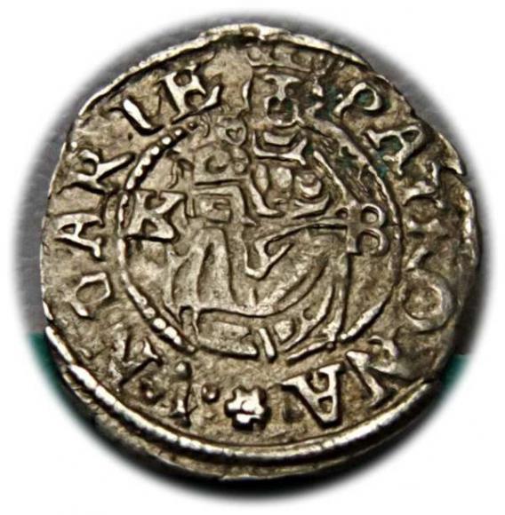 Denar 1576 Maksymilian II Habsburg Węgry (1)