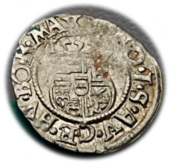 Denar 1577 Maximilian II Hungary