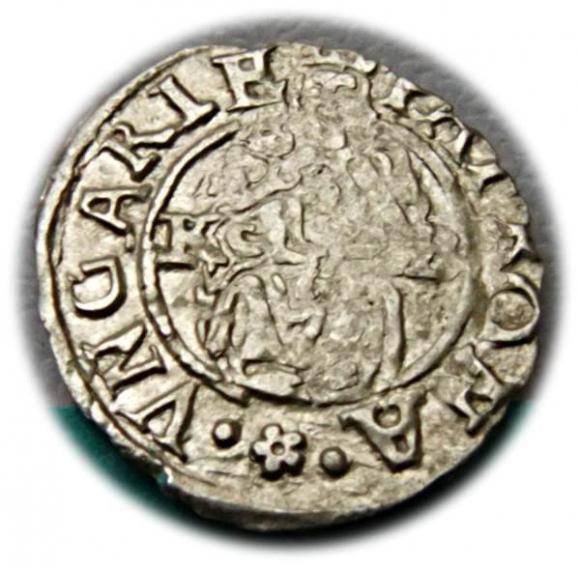 Denar 1577 Maksymilian II Habsburg Węgry (1)
