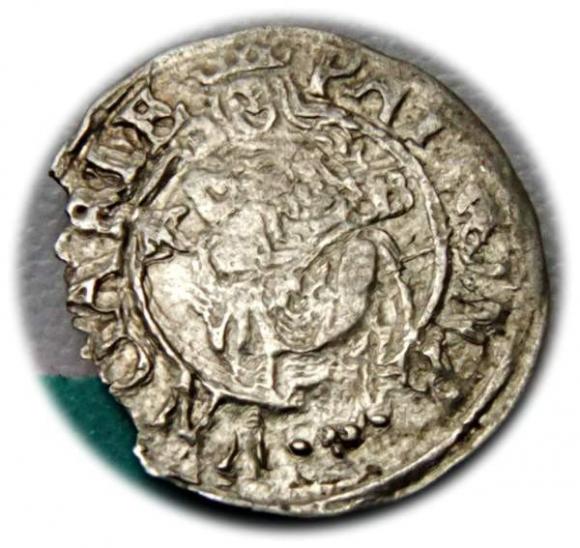Denar 1577 Maksymilian II Habsburg Węgry (1)