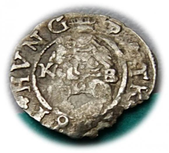 Denar 1581 Rudolf II Hungary