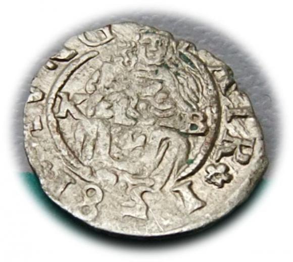 Denar 1581 Rudolf II Hungary (1)