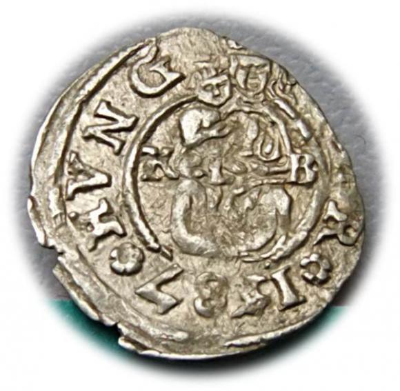 Denar 1582 Rudolf II Hungary (1)