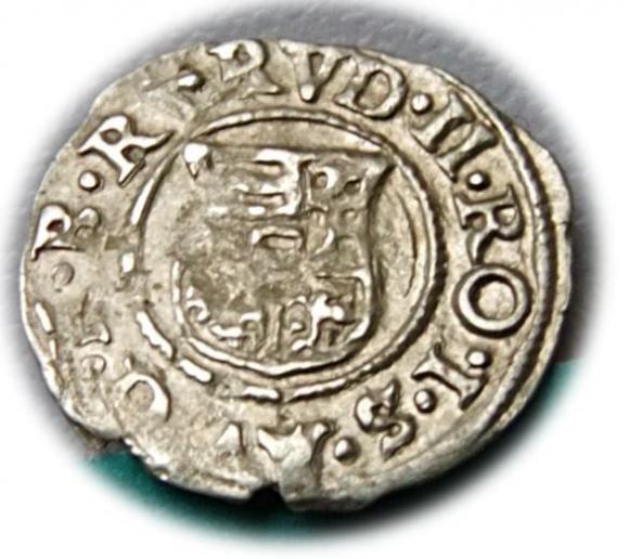 Denar 1582 Rudolf II Hungary (2)