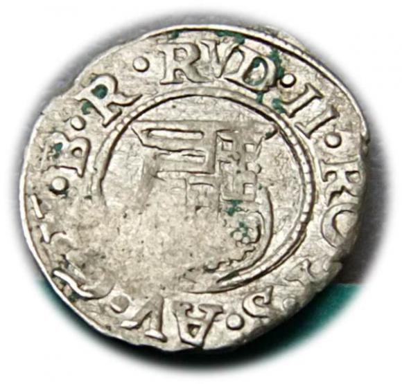 Denar 1584 Rudolf II Hungary