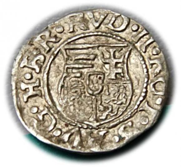 Denar 1584 Rudolf II Habsburg Węgry (2)