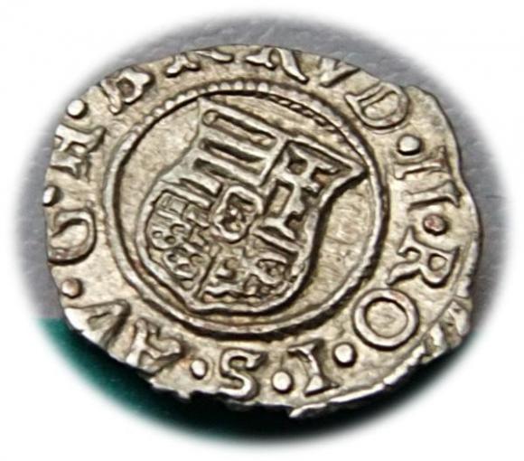 Denar 1586 Rudolf II Hungary