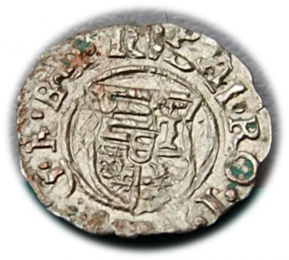 Denar 1588 Rudolf II Hungary (2)