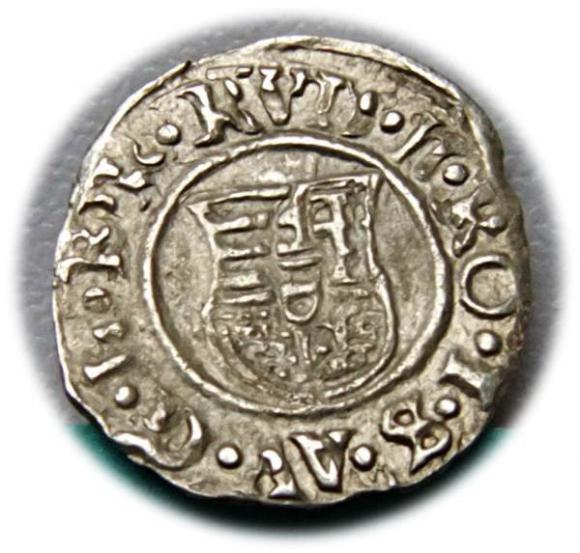 Denar 1592 Rudolf II Hungary
