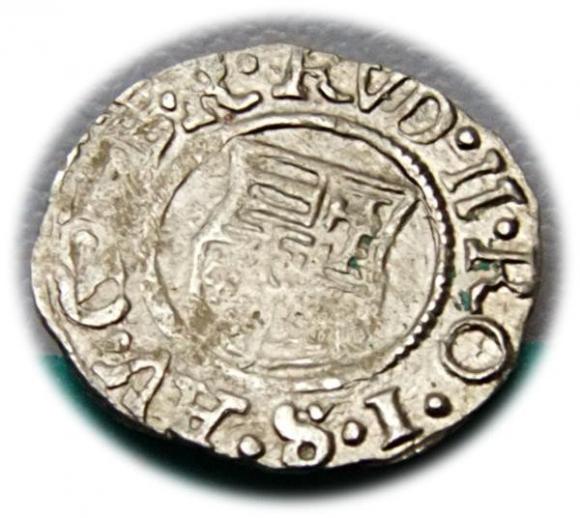Denar 1596 Rudolf II Hungary