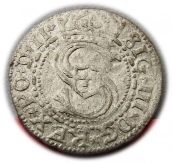 Schilling 1606 Sigismund III Vasa Riga (1)
