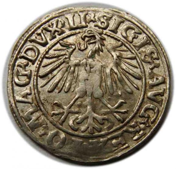 Półgrosz 1548 Zygmunt II August Wilno (2)