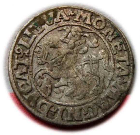 Półgrosz 1549 Zygmunt II August Wilno (1)