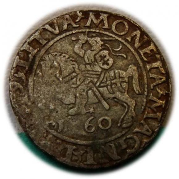 Półgrosz 1560 Zygmunt II August Wilno (1)