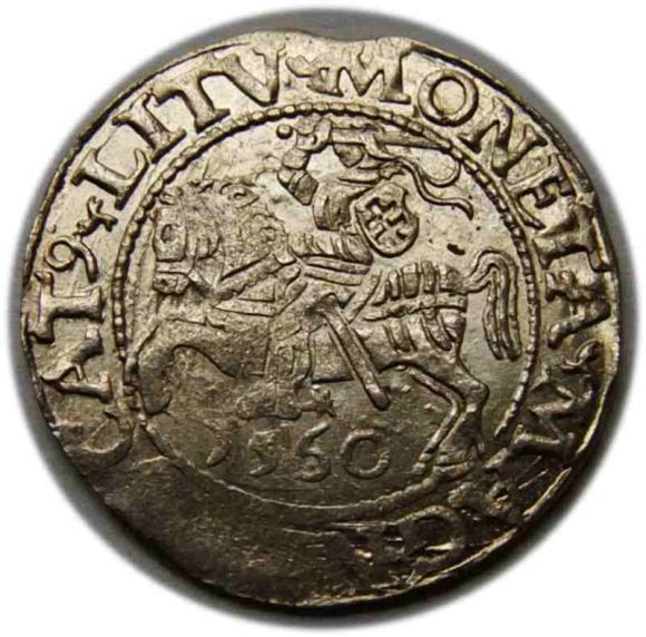 Half groschen 1560 Sigismund II Augustus Vilnius (1)