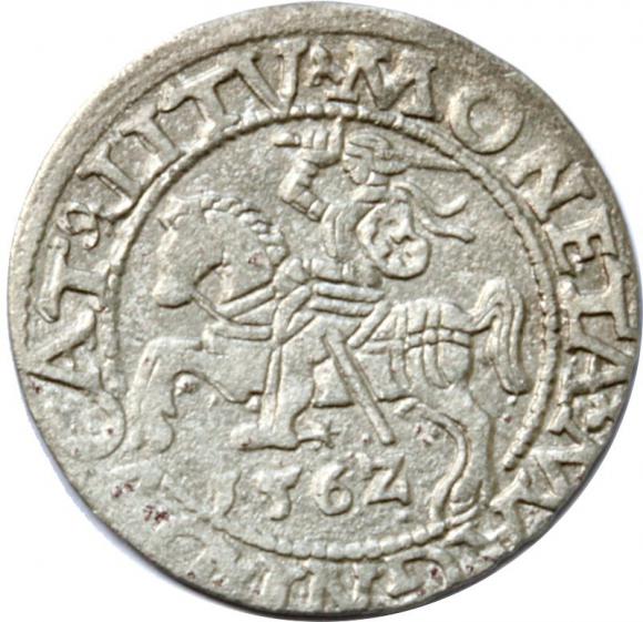 Half groschen 1562 Sigismund II Augustus Vilnius (1)