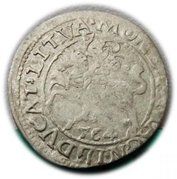 Półgrosz 1564 Zygmunt II August Wilno (1)