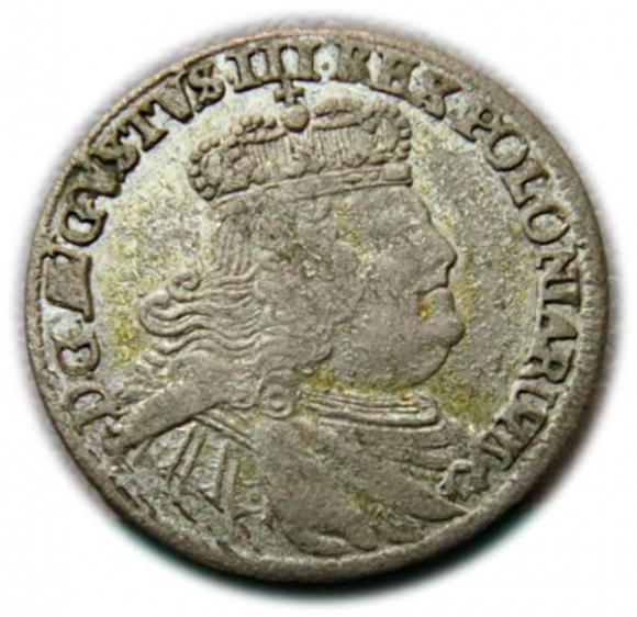 Trojak 1754 August III Sas Lipsk (1)