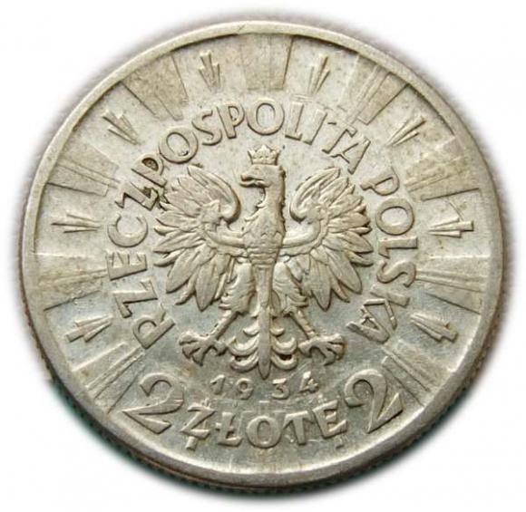 2 złote 1934 Józef Piłsudski Warszawa (2)