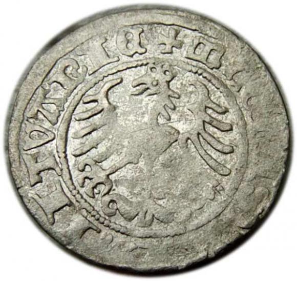 Półgrosz 1514 Zygmunt I Stary Wilno (2)