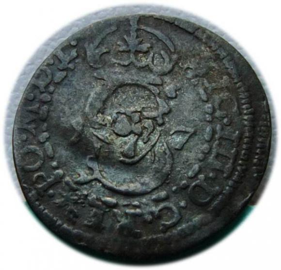 szeląg 1617 Zygmunt III Waza Wilno (1)