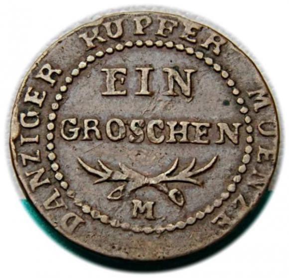 Grosz 1809 Wolne Miasto Gdańsk (1)