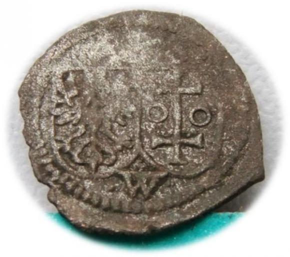 Denar 1608 Zygmunt III Waza Wschowa (1)