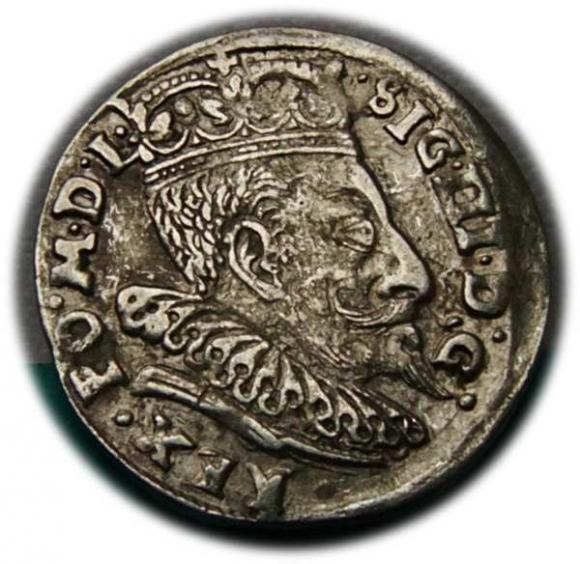 Trojak 1596 Zygmunt III Waza Wilno (1)