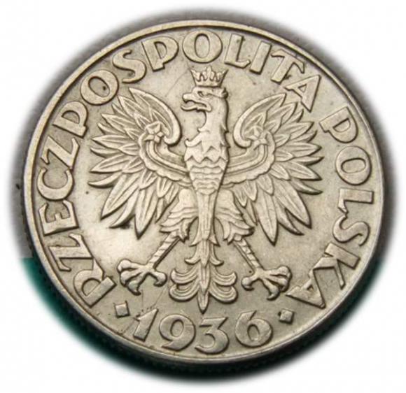 2 złote 1936 Żaglowiec, Warszawa (2)
