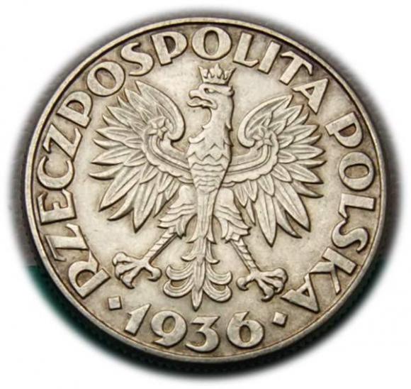 2 złote 1936 Żaglowiec, Warszawa (2)
