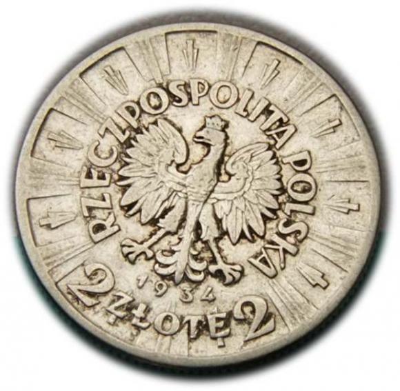 2 złote 1934 Józef Piłsudski, Warszawa (2)