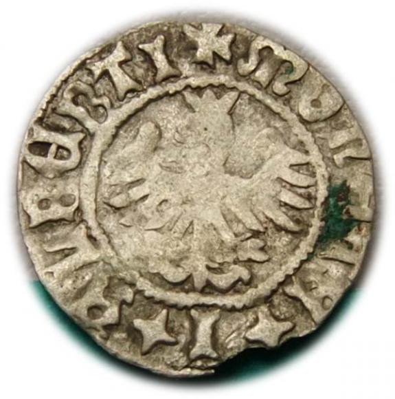 Półgrosz Jan Olbracht Kraków (2)