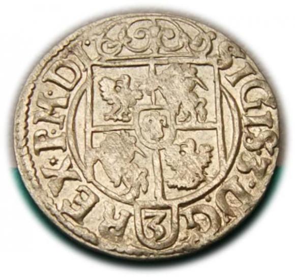 Półtorak 1620 Zygmunt III Waza Bydgoszcz (2)