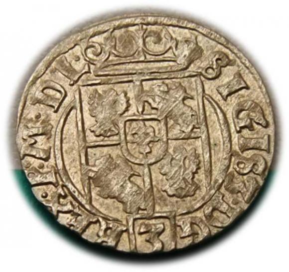 Półtorak 1625 Zygmunt III Waza Bydgoszcz (2)