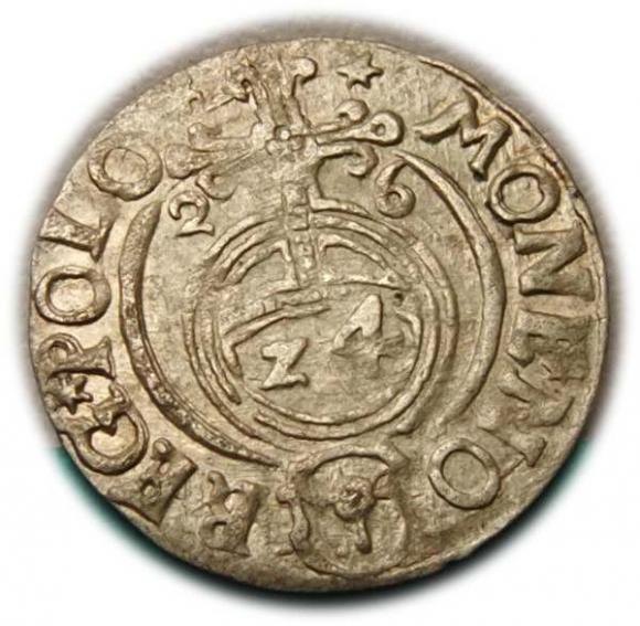 Półtorak 1626 Zygmunt III Waza Bydgoszcz (1)