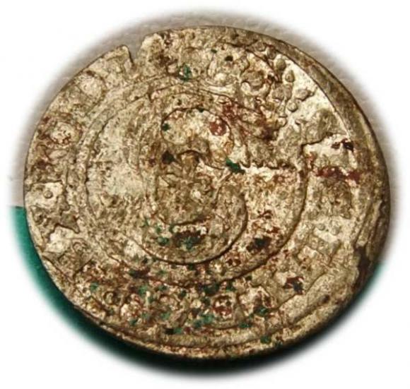 Szeląg 1596 Zygmunt III Waza Ryga (1)