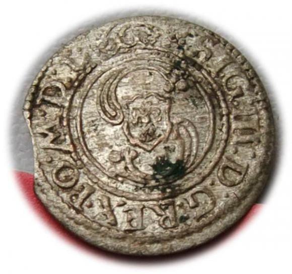 Schilling 1624 Sigismund III Vasa Vilnius (1)